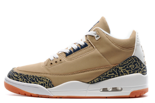 2017 Air Jordan 3 Denim Khaki Shoes